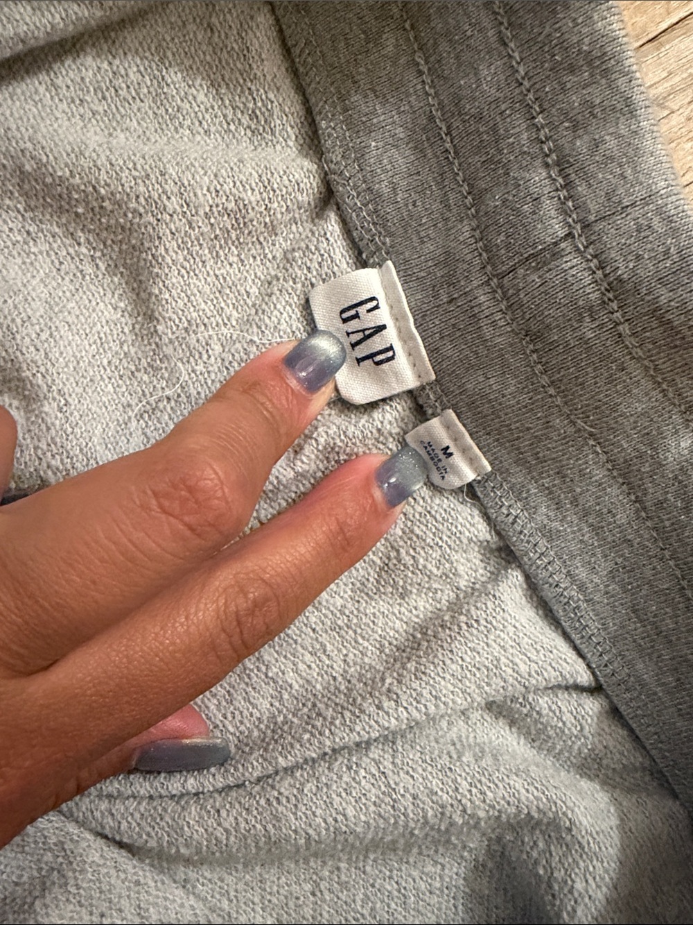 Gap WomenGray Jogger Sweatpants with Drawstring - Picture 3 of 3
